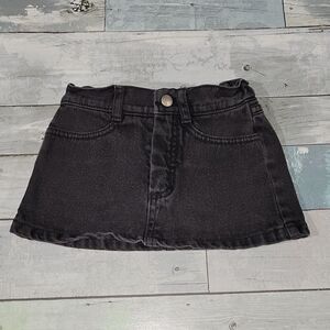 Black Guess Vintage Jean Skirt sz 18 mo